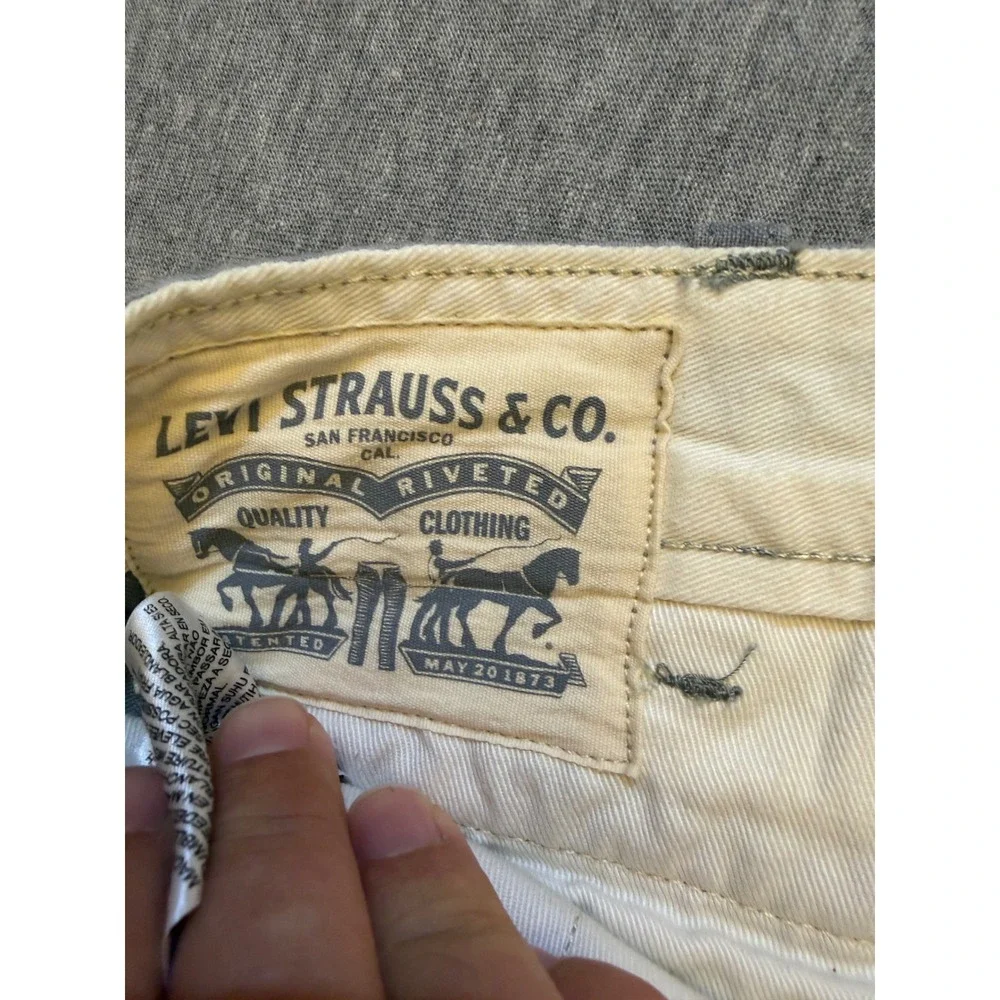 Levis Chino Pants Mens 40x32 Grey Regular Fit Straight Leg New With Tags
